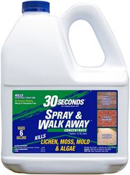 30 Seconds 1GSAWA Lichen Moss Algae Cleaner, 1 gal, Bottle, Liquid, Benzaldehyde Organic, Colorless, Pack of 4