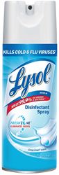 Lysol 1920074186 Disinfectant Cleaner, 12 oz, Liquid, Crisp Linen, Clear