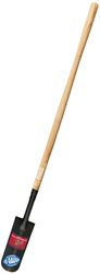 BULLY Tools 72530 Drain Spade, 5-1/4 in W Blade, 12 ga Gauge, Steel Blade, Wood Handle, 45 in L Handle