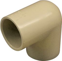 NIBCO T00125C Pipe Elbow, 1 in, 90 deg Angle, CPVC, 40 Schedule