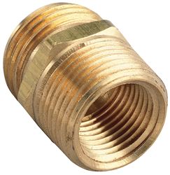 Orbit 53038 Hose to Pipe Adapter, 3/4 x 3/4 x 1/2 in, MHT x MNPT x FNPT, Brass