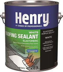 Henry HE289046 Roof Sealant, White, 3.41 L Can, Liquid, Pack of 4