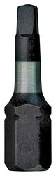 Milwaukee SHOCKWAVE 48-32-4473 Power Bit, #3 Drive, Square Recess Drive, 1/4 in Shank, Hex Shank, 2 in L