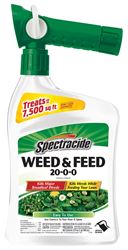 Spectracide HG-96262 Weed and Feed Killer, 32 fl-oz, Liquid, 20-0-0 N-P-K Ratio