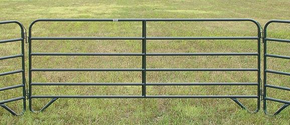 Behlen Country 44121107 Utility Corral Panel, 20 Gauge, Steel, Gray, Powder-Coated