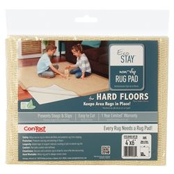 Con-Tact V14973 Rug Pad, 6 ft L, 4 ft W, Non-Slip Surface, Polyester