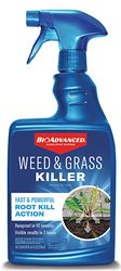 BioAdvanced 704197A RTU Weed and Grass Killer, Liquid, Light Blue, 24 oz Bottle