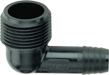 Toro 53271 Elbow, 3/8 x 3/4 in Connection, Barb x MNPT, Plastic