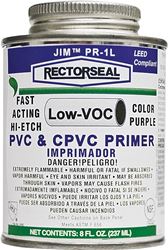 Rectorseal 55912 Hi-Etch Primer, Liquid, Purple, 0.5 pt