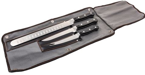 Oklahoma Joes 5789579R04 Blacksmith Knife Set, Full-Tang Handle