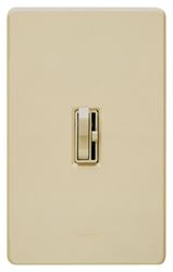 Lutron Ariadni TGCL-153PH-IV Dimmer, 1.25 A, 120 V, 150 W, CFL, Halogen, Incandescent, LED Lamp, 3-Way, Ivory