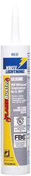 White Lightning W44117010 Silicone Sealant, Red, -20 to 122 deg F, 10 oz, Cartridge