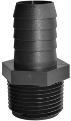 Green Leaf A3458P Straight Adapter, 3/4 x 5/8 in, MNPT x Hose Barb, Polypropylene