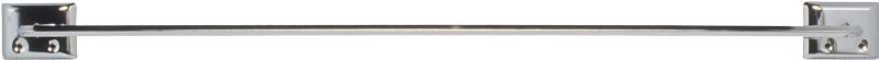 Decko 38170 Towel Bar, 24 in L Rod, Steel, Chrome, Surface