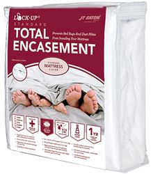 J.T. Eaton Lock-Up 83TWENC Mattress Encasement, Twin, Fabric, White