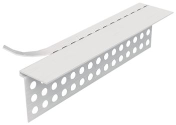 ClarkDietrich VLZL L-Trim Corner Bead, 10 ft L, 1/2 in W, PVC, Pack of 50