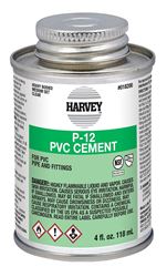 Harvey 018200-24 Solvent Cement, 4 oz Can, Liquid, Clear