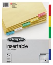 Wilson Jones W54309 Paper Divider, Paper, Pack of 24