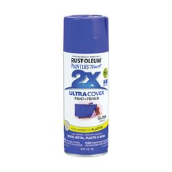 Rust-Oleum Painters Touch 2X Ultra Cover 334033 Spray Paint, Gloss, Grape, 12 oz, Aerosol Can 