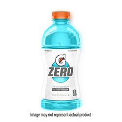 Gatorade 04354 Zero Sugar Thirst Quencher, Liquid, Glacier Freeze Flavor, 20 oz Bottle, Pack of 24 