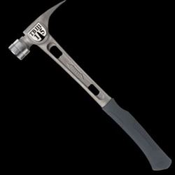 Stiletto-tb3mc 15 oz Ti-Bone III Titanium Hammer with Milled Face and Curved Handle, Size: 18 in