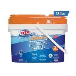 HTH Ultimate Mineral Brilliance 22008 Chlorinating Granule, Powder, Chlorine-Like, 18 lb 