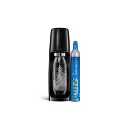 Sodastream Fizzi 1011711011 Soda Maker, 1 L Bottle, Plastic, Black, Polished 