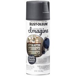 RUST-OLEUM Imagine Craft & Hobby 353739 Spray Paint, Chalk, Charcoal Gray, 12 oz, Can 