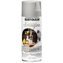 RUST-OLEUM Imagine Craft & Hobby 354078 Cement Paint, Cement, 12 oz 