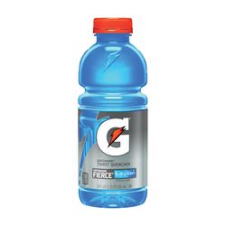 Gatorade 10412 Thirst Quencher Sports Drink, Liquid, Fierce Blue Cherry Flavor, 20 oz Bottle, Pack of 24 