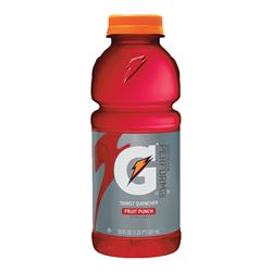 Gatorade 32866 Thirst Quencher Sports Drink, Liquid, Fruit Punch Flavor, 20 oz Bottle, Pack of 24 