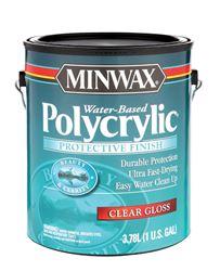 Minwax  Indoor  Clear  Gloss  Water-Based Polycrylic  1 gal. 