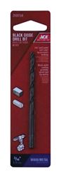 Ace  Black Oxide  3/16 in. Dia. Drill Bit  1 pc. 