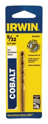 Irwin Cobalt High Speed Steel Straight 5/32 in. Dia. x 3-1/8 in. L Drill Bit 1 pc. 