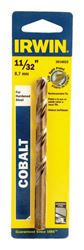 Irwin 11/32 in. Dia. x 4-3/4 in. L High Speed Steel Drill Bit 1 pc. 