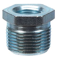 Billco 1/4 in. Dia. x 1/8 in. Dia. MPT To MPT Galvanized Galvanized Steel Hex Bushing 