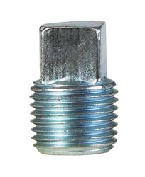 Billco 1/4 in. Dia. MPT Galvanized Galvanized Steel Square Head Plug 