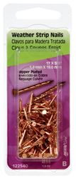 Hillman Flat 3/4 in. L Weatherstrip Nail Flat Copper 17 Ga. 1-1/2 oz. 