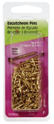 Hillman 16 Ga. 3/4 in. L Brass Escutcheon Pin 2 oz. 