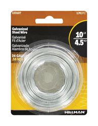 Hillman 24 Ga. 250 ft. L Galvanized Steel 10 lb. Solid Steel Wire 