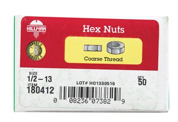 Zinc Dichromate Steel Hex Nut 