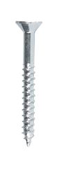 Hillman Flat Wood Screw No. 6 x 1-1/4 in. L Zinc Steel 100 pk 