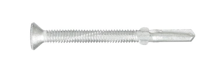 Hillman Flat Head Phillips Drive Self Drilling Screws Steel 12-24 x 1-1/2 in. L 100 per box 