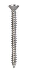 Hillman Oval Head Phillips Drive Sheet Metal Screws Stainless Steel 6 x 1-1/2 in. L 100 per b 