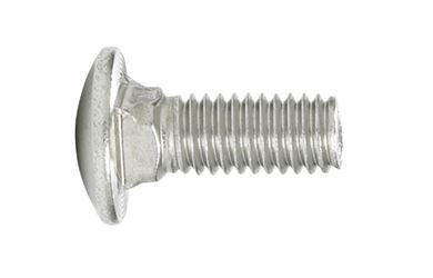 Hillman 0.375 in. Dia. x 3 in. L Stainless Steel Carriage Bolt 25 pk 