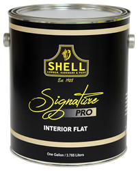 Shell Signature Pro Paint Interior Flat Tint Base Gallon 