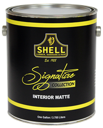 Shell Signature Collection Paint Matte White Quart 