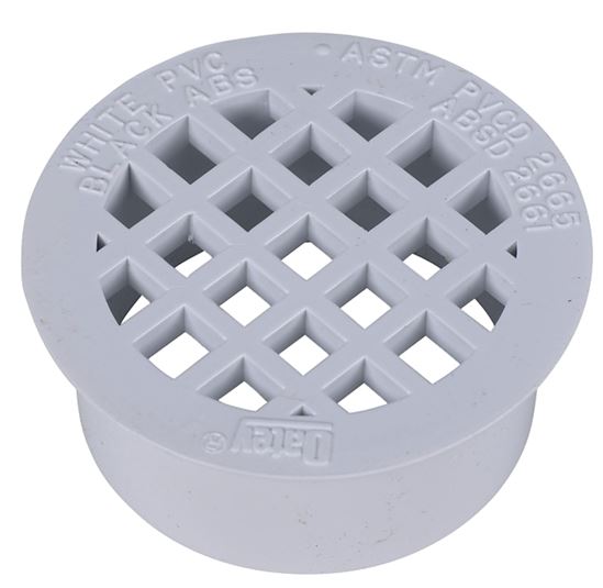 Oatey 43561 Floor Drain, PVC, For: SCH 40 DWV PVC Pipes