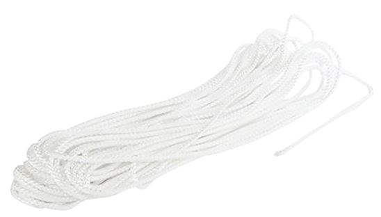 BARON 43651 Cord, 1/8 in Dia, 48 ft L, #4, 15 lb Working Load, Nylon/Poly, White