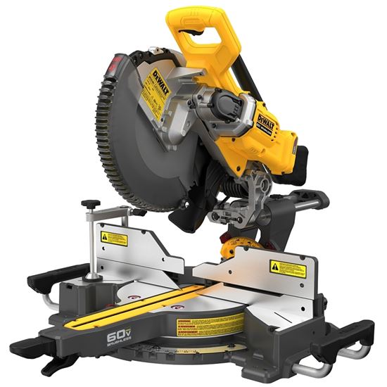 DEWALT DCS781X1 Sliding Miter Saw, Battery Included, 60 V, 9 Ah, 12 in Dia Blade, 12-3/16 in Cutting Capacity